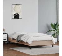 VidaXL Cadre de Lit Similicuir 90x190 Cappuccino