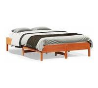 vidaXL Cadre de Lit, Sommier à Lattes sur Pieds, Lit Double d'Intérieur, Lit Adulte, Meuble de Chambre à Coucher, Moderne, 842721 Or G