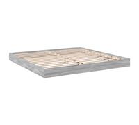 VidaXL Cadre de Lit Sonoma Gris 180x200 cm en Bois d'Ingénierie - Meuble de Chambre à Coucher, Sommier, Lit Double à Panneaux