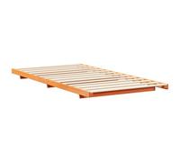 vidaXL Cadre de lit surélevé Marron cire 100 x 210 cm