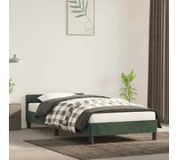 Vidaxl Cadre de lit - Vert foncé 90x200 cm