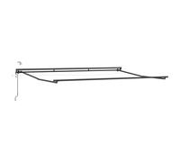 vidaXL Cadre de store électrique avec LED, anthracite, 4 × 3,5 m