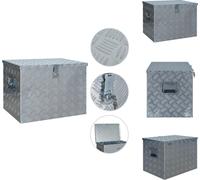 vidaXL Caisse en aluminium 610 x 430 x 455 mm argenté - Caisses à outils