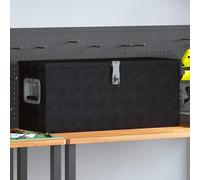 vidaXL Caisse en aluminium 80×30×35 cm noir