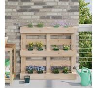 vidaXL Caisses à fleurs pour palettes Euro 24 pcs Vert 42037222