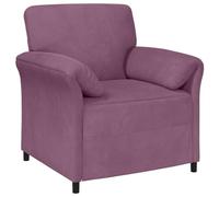 vidaXL Canapé 1 place Pourpre 88 x 83 x 95 cm Velours, Salon, canapé contemporain, velours, fauteuil confortable, design symétrique, mobilier doux, détente intérieure