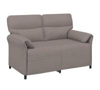 vidaXL Canapé 100% polyester, cadre en métal, MDF, Contreplaqué, Canapé rectangulaire pour salon, mobilier moderne, tissu confortable, cadre solide, résistant aux déchirures