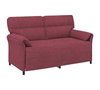 vidaXL Canapé 100% polyester, cadre en métal, MDF, Contreplaqué, Canapé rectangulaire pour salon, mobilier moderne, tissu confortable, cadre solide, résistant aux déchirures