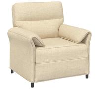 vidaXL Canapé 100% polyester, cadre en métal, MDF, Contreplaqué, Canapé rectangulaire pour salon, mobilier moderne, tissu confortable, cadre solide, résistant aux déchirures