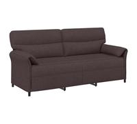 vidaXL Canapé 100% polyester, cadre en métal, MDF, Contreplaqué, Canapé rectangulaire pour salon, mobilier moderne, tissu confortable, cadre solide, résistant aux déchirures