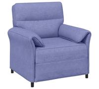 vidaXL Canapé 100% polyester, cadre en métal, MDF, Contreplaqué, Canapé rectangulaire pour salon, mobilier moderne, tissu confortable, cadre solide, résistant aux déchirures