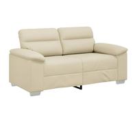 vidaXL Canapé 2 Places crème 160x81x84 cm en Similicuir