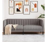 vidaXL Canapé à 2 places taupe tissu372609 taupe G