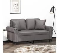 vidaXL Canapé 2P Gris