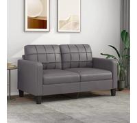 vidaXL Canapé 2P Gris