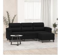 vidaXL Canapé - Noir