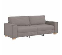 vidaXL Canapé 3 Places Taupe 180 cm Tissu, Salon, canape Moderne spacieux au Design élégant, Tissu résistant pour Un Confort Optimal à l'intérieur