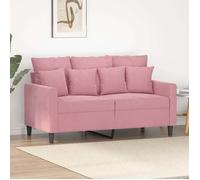vidaXL Canapé à 2 Places, Chaise de Relaxation avec Oreillers, Siège avec Accoudoirs et Dossier, Fauteuil TV de Salon, 359296