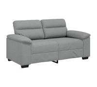 vidaXL Canapé à 2 Places Gris Clair 160x81x84 cm Tissu, canapé, canapé 2 Places, canapé en Tissu, Divan, canapé Deux Places, canapé 2 Places en Tissu