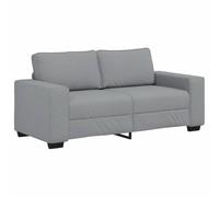 vidaXL Canapé à 2 Places Gris Clair 180x77x82 cm Tissu, canapé, canapé 2 Places, canapé en Tissu, Divan, canapé Deux Places, canapé 2 Places en Tissu