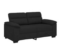 vidaXL Canapé à 2 Places Noir 160x81x84 cm Tissu, canapé, canapé 2 Places, canapé en Tissu, Divan, canapé Deux Places, canapé 2 Places en Tissu