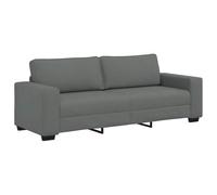 vidaXL Canapé à 3 places gris foncé 220x77x82 cm tissu 4105177
