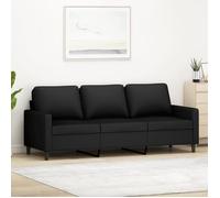 vidaXL Canapé à 3 Places, Siège avec Accoudoirs et Dossier Rembourrés, Meuble de Salon Salle de Séjour Intérieur, Moderne, 359214