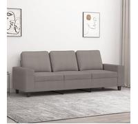 vidaXL Canapé à 3 Places, Siège avec Accoudoirs, Fauteuil avec Dossier, Meuble de Salon Salle de Séjour Maison, Moderne, 359406