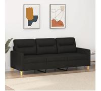 vidaXL Canapé à 3 Places, Sofa de Salon avec Accoudoirs et Oreillers de Dossier, Meuble de Salle de Séjour Intérieur, 359247