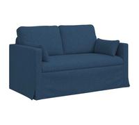 vidaXL Canapé Bleu 138 x 78 x 80 cm Mét¿¿