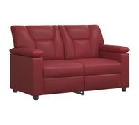 vidaXL Canapé Bordeaux 151 x 85 x 93 cm Simili Cuir
