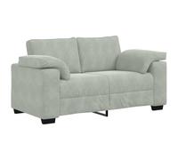 vidaXL Canapé causeuse 160x77x82 cm – 2 places – Velours rembourré