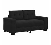 vidaXL Canapé causeuse noir 120 cm velours4105115 Noir G