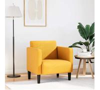Chaise Vidaxl non pliable H. 74.5 cm interieur jaune jaune G