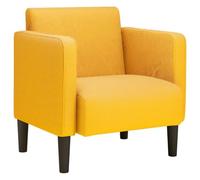 Chaise Vidaxl non pliable H. 74.5 cm interieur jaune jaune G