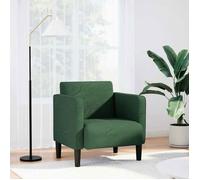 vidaXL Canapé-chaise accoudoirs vert jungle 54 cm tissu velours côtelé, canapé simple, canapé confort, fauteuil TV, canapé, 4100520