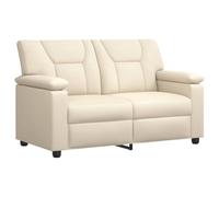 vidaXL Canapé Crème 151 x 85 x 93 cm Simili Cuir