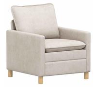 vidaXL Canapé Crème 76 x 81 x 87,5 cm Polyester,