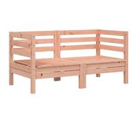 vidaXL Canapé d'angle de jardin 2 pcs – Bois massif Douglas – Sièges avec dossier