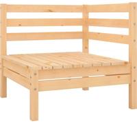 vidaXL Canapé d'angle de jardin 2 pcs. Pin massif
