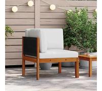 vidaXL Canapé d'angle de jardin