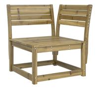 vidaXL Canapé d'angle de jardin 73x73x78 cm Bois de pin imprégné
