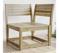 vidaXL Canapé d'angle de jardin a73x73x78 cm bois de pin imprégné