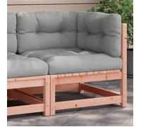 vidaXL Canapé d'Angle de Jardin avec Coussins, Siège avec Dossier, Meuble de Terrasse Patio Arrière-cour Extérieur, Bois 838067