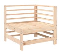 vidaXL Canapé d'angle de jardin en pin massif