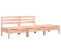 vidaXL Canapé de jardin 3 places en bois massif de douglas