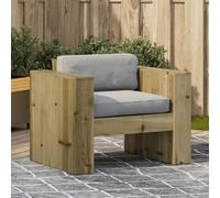 vidaXL Canapé de jardin - Bois de pin