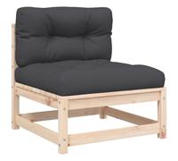 vidaXL Canapé de Jardin sans Accoudoirs et Coussins, Siège avec Dossier, Meuble de Terrasse Patio Arrière-cour Extérieur, 838077