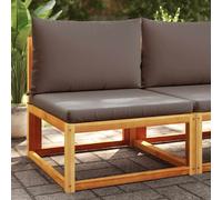 VidaXL Canapé de jardin sans accoudoirs - Bois d'acacia
