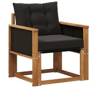 vidaXL Canapé d'extérieur en bois massif d'acacia naturel